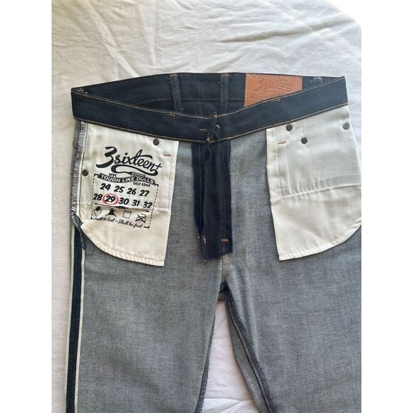 NWOT 3sixteen Selvedge Raw Denim Women’s Skinny Fit Jeans 66BSP 29x34 Self Edge - Picture 13 of 16